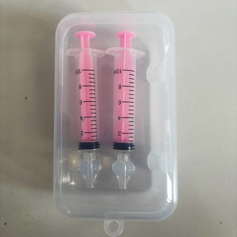 10ML Baby-Nasensauger mit Weichem Silikonkopf Säuglings-Nasenspüler Sicherer Sanfter Nasenreiniger Spülgerät für Kinderpflege – Detail 10