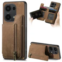 For Vivo Y22s Y33s Y35 Y36 4G 5G Zipper Card Case Magnet Funda Vivo Y 36 Y11s Y12 Y15 Y16 Y20 s Y27 Y21s Y52 Y72 Y19s Back Cover