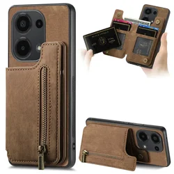 For Vivo Y22s Y33s Y35 Y36 4G 5G Zipper Card Case Magnet Funda Vivo Y 36 Y11s Y12 Y15 Y16 Y20 s Y27 Y21s Y19s Y50 Y29 Back Cover