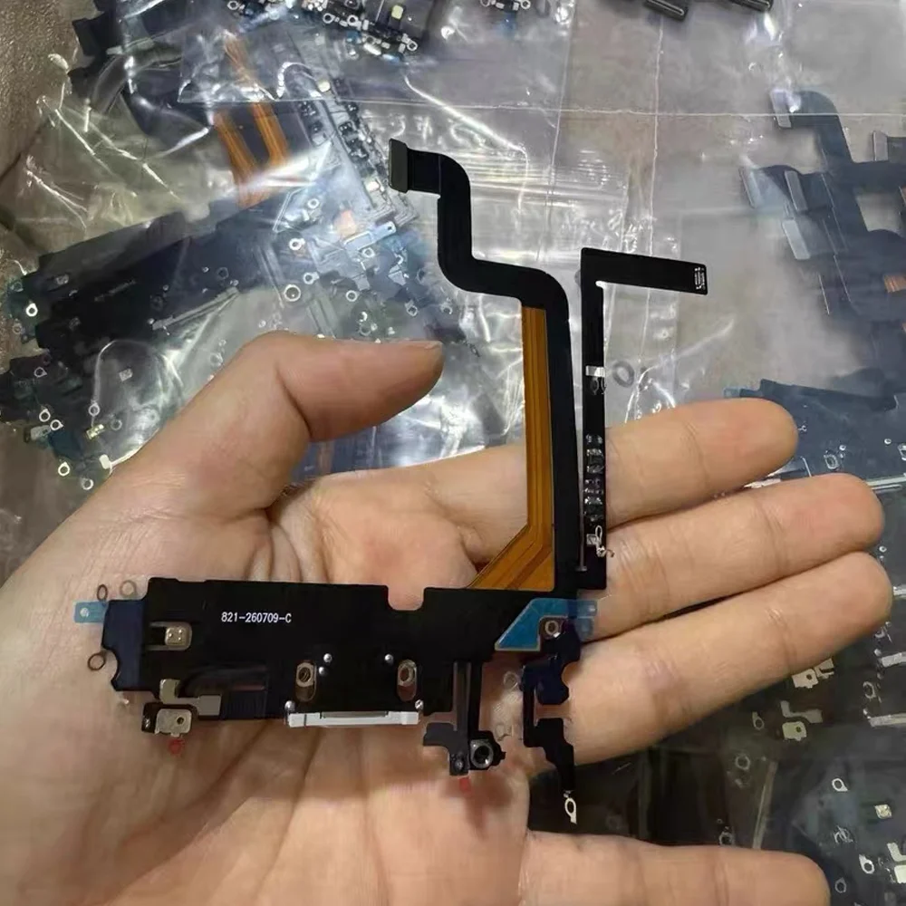 Charging Port Flex for iphone 14promax to 17promax USB-C Dock Charger Connector With Microphone Flex Cable