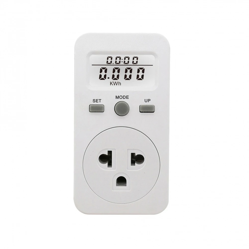 Picture 4: Smart Energy Monitor Billing Socket Power Meter Socket 120/220V 50/60Hz 1800W/2200W Max Load Electric Power Consumption Analyzer