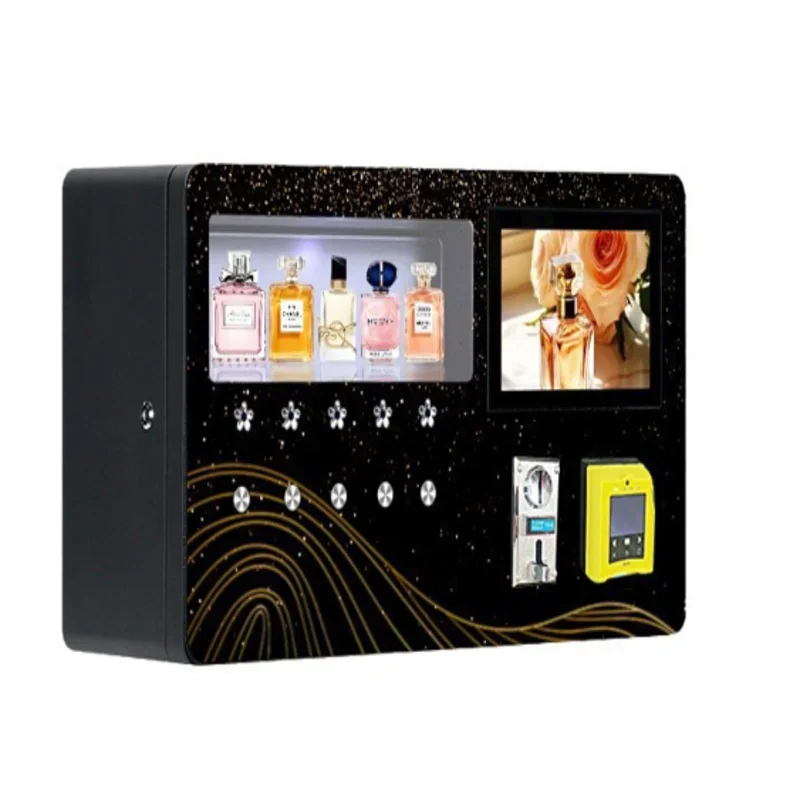 Perfume Vending Machine Metal Shell Hd Advertising Display Multi Payment Mode for Entertainment Venue Fragrance Retail Kiosk