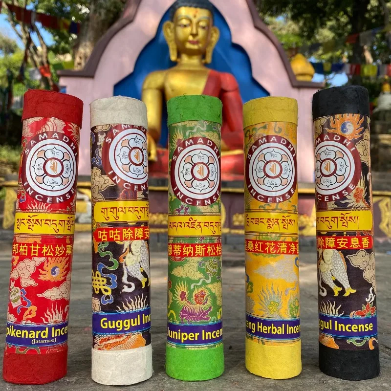 

Nepalese Tibetan Myrrh Incense Stick Barrier Removing Benzoin Home Indoor/Temple Buddha Hall Worship /Anshen Pure Land Incense