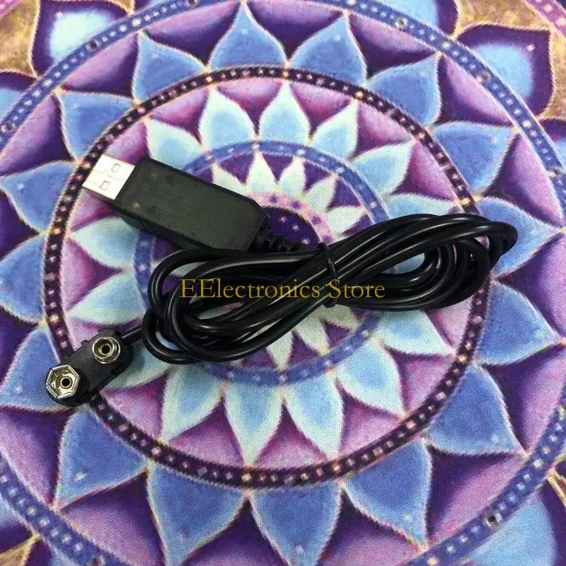 B03C USB 5V to for DC 9V Converter Step Up Voltage Converter Power Cable for Multimeter Microphone Toy's Remote Medical Devic