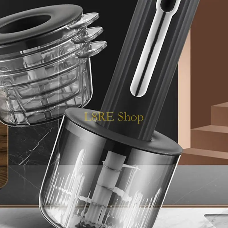 L8RE USB شحن مصغرة Mini Mincer Mincer Multifunctional Mintor Minist