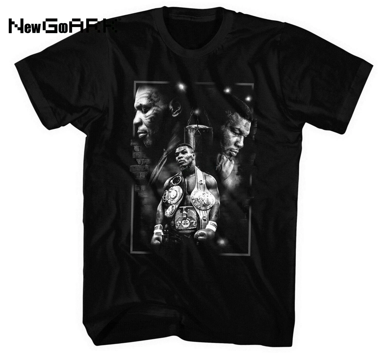 T-Shirt Summer  Short Sleeve Men T Shirt Harajuku Streetwear Iron Mike Fight Club Boxing Legend  Tyson  Fan