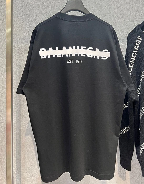 

European and American New Letter Printing Summer Men's and Women's Short-sleeved T-shirt Loose Cotton Half-sleeved T-shirt