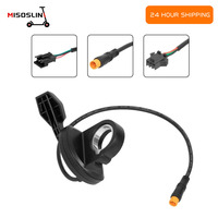 3Pin Waterproof WP/SM Plug 108X Thumb Throttle For E- Bike / Electric Scooter 24V-72V Right Hand Throttle Repairs Accessories