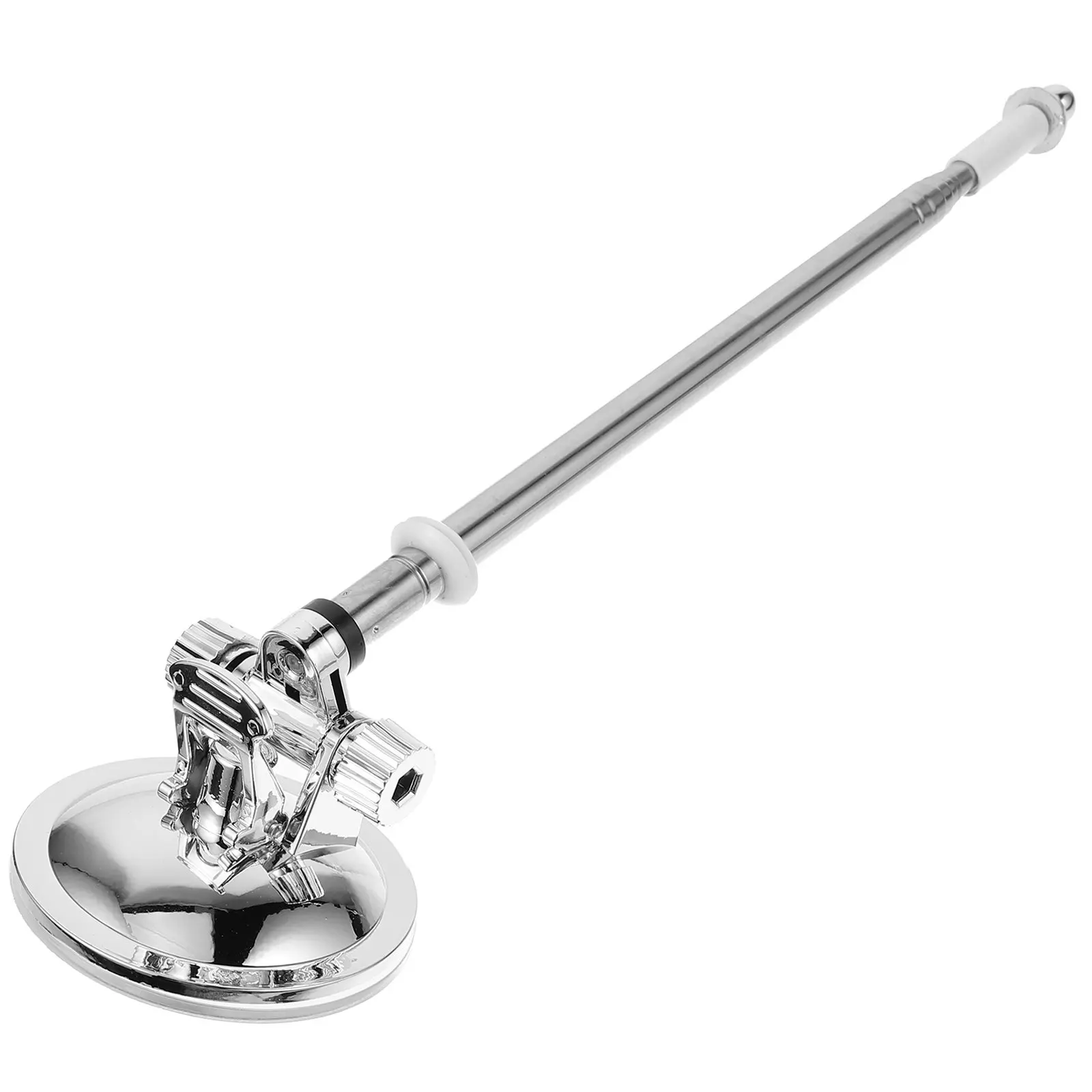 Adjustable Car Suction Cup Flagpole Holder Metal Flag Pole Bracket Stand Mount for Vehicle Motorcycle Off-Road