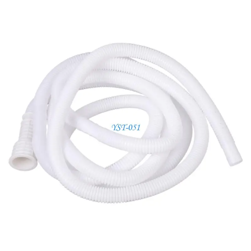E15A Extendable Washing Machine Drainage Tube Flexible Rubber Pipe with Secure Connection Joints for Drainage System Use