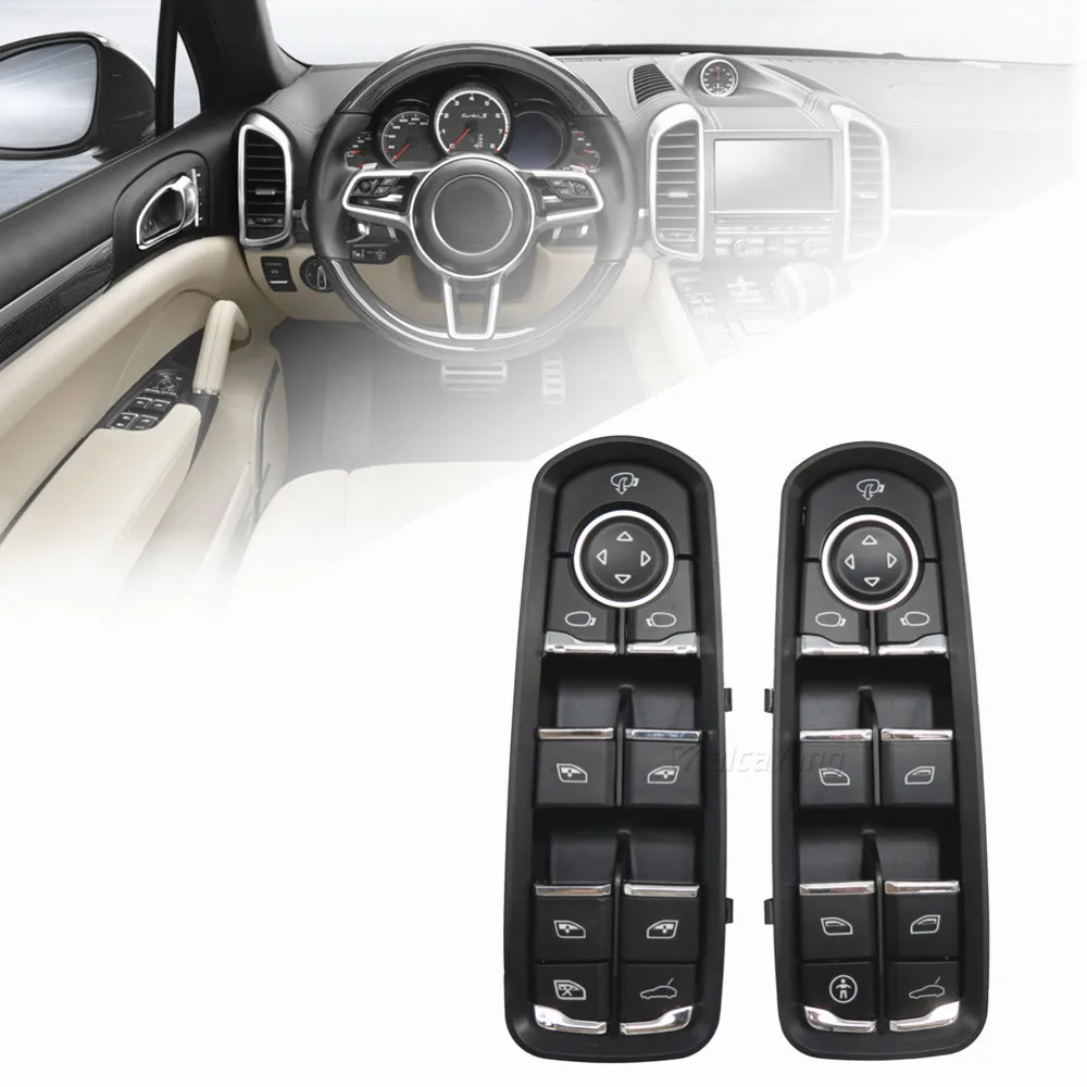 

Malcayang Front Door Window Switch For Porsche For Panamera For Cayenne Macan 7PP959858RDML 7PP959858MDML