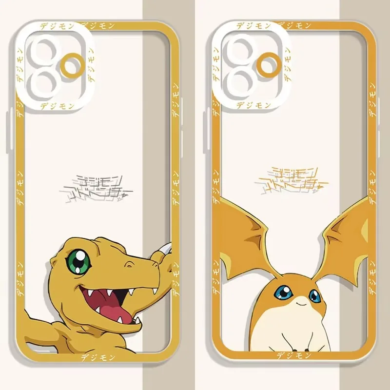 Digimon Adventure Anime Phone Case For Samsung Galaxy S24 S23 S22 Ultra S21 S20 FE Note 20 10 Plus A15 A25 A35 A55 Silicone Capa