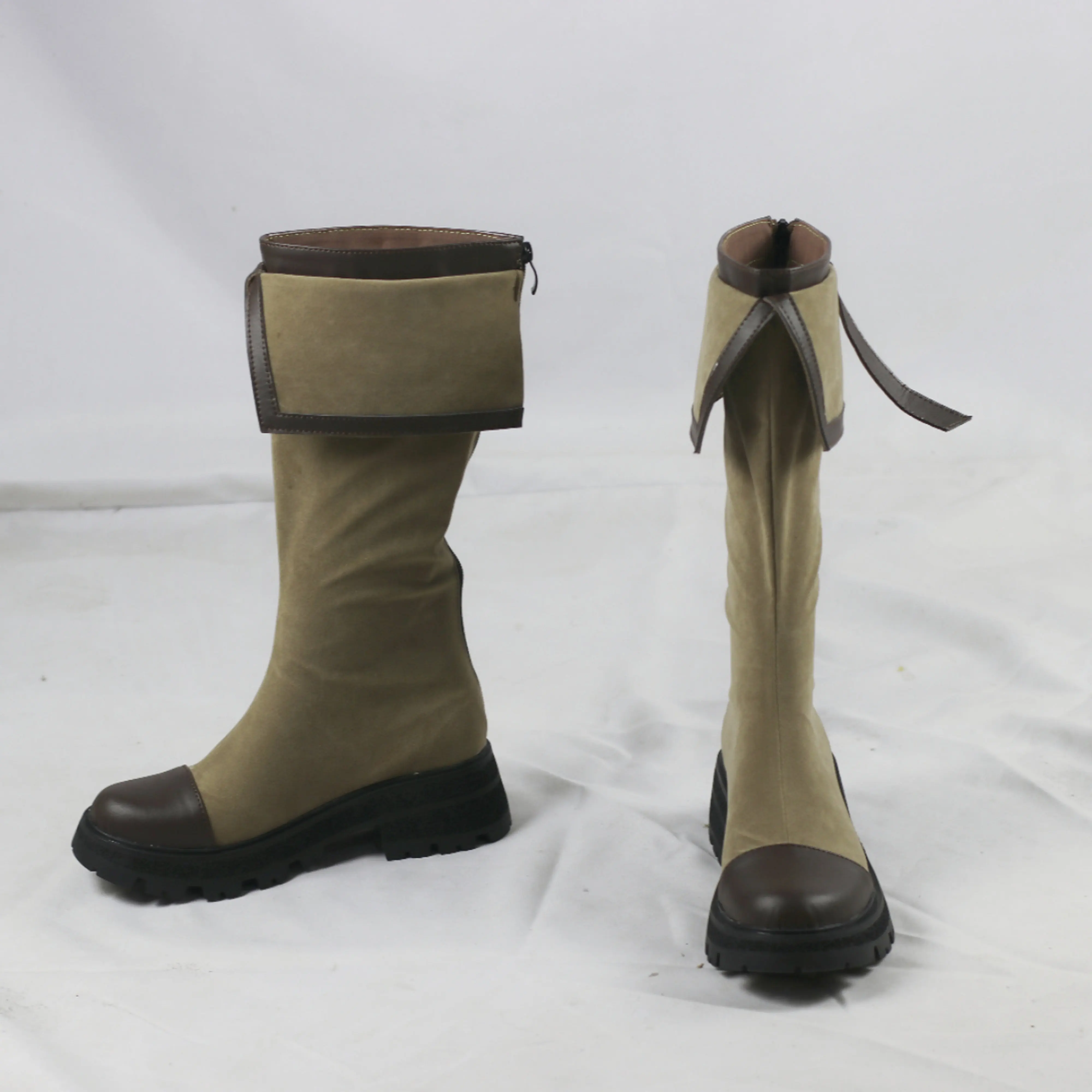Anime Bungo Stray Dogs Yukito Ayatsuji Cosplay Shoes Ayatsuji Yukito Boots Handmade Faux Leather Costume Boots