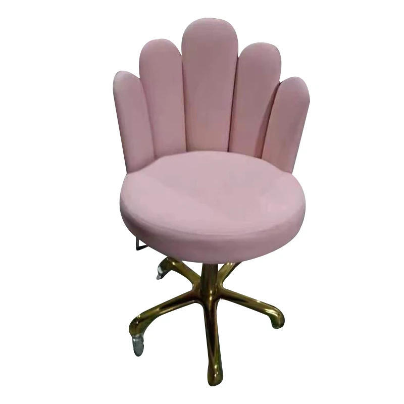 Pink Modern Nail Salon Manicure Chair Dinning Chair Nail