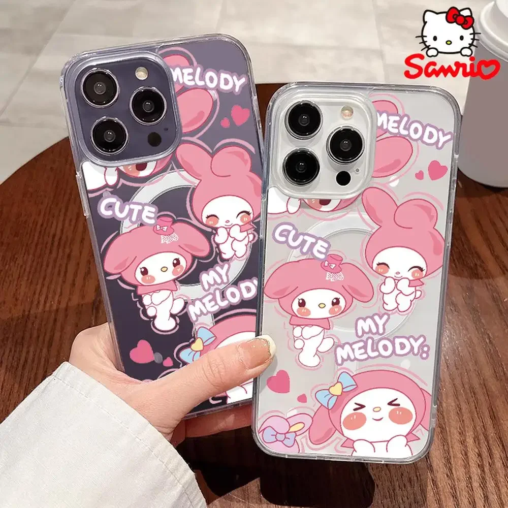 

Hello Kitty Iphone Cases Fall Prevention Iphone 16/15/14/13/12/11 Girl Iphone 16 Promax Case Kitty Cat Cute Accessory
