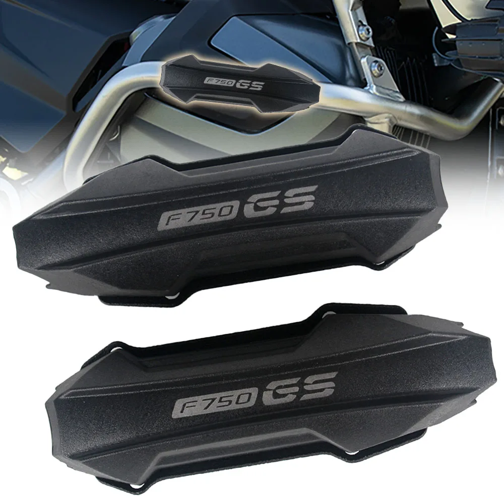 دراجة نارية محرك الحرس صالح ل f750gs F750GS F 750GS F750 GS F 750 GS 25 مللي متر تحطم بار واقي مصد السيارة كتلة الزخرفية السوداء
