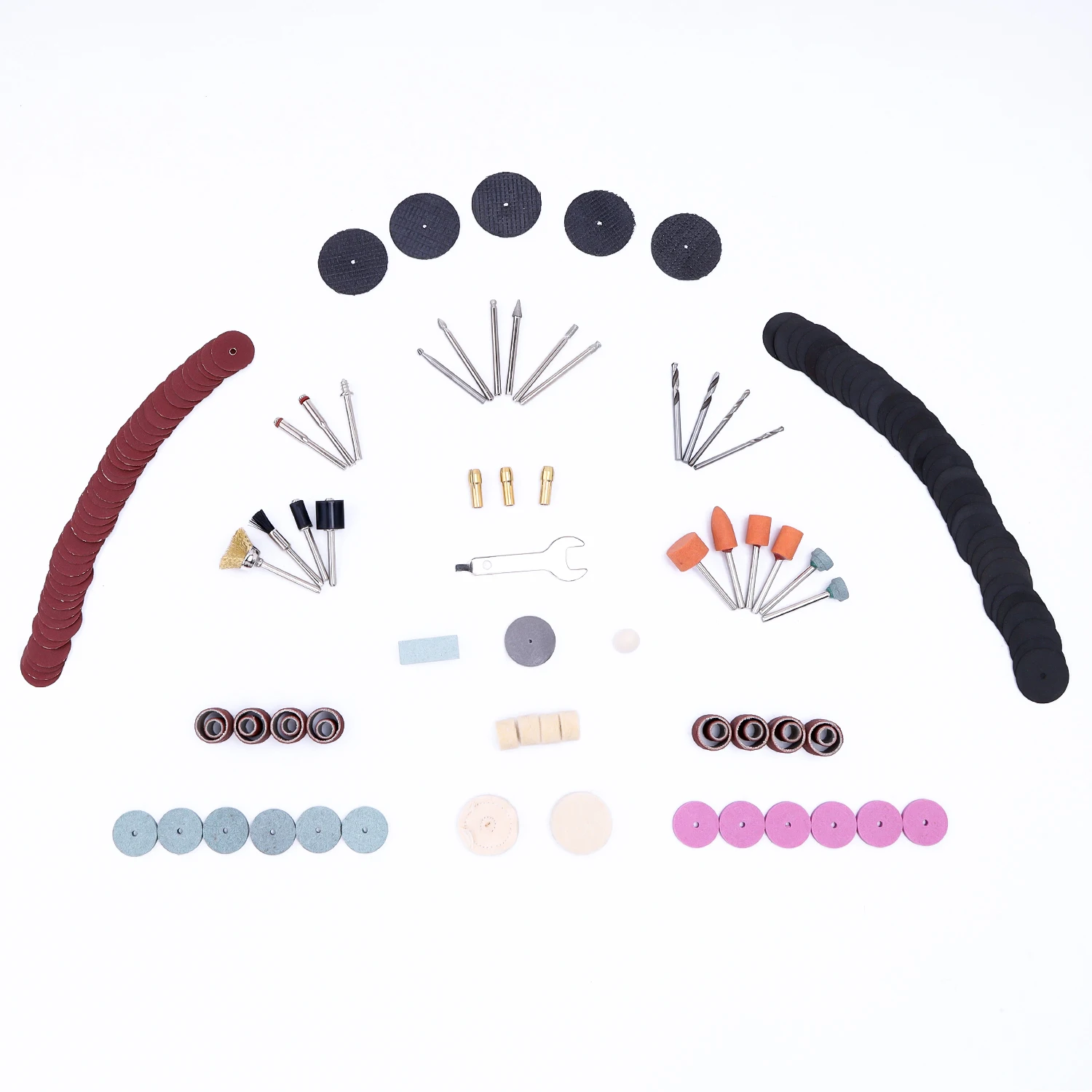 HERZO 145 pièces accessoires de moulin électrique polyvalents haute précision universel Portable et polyvalent