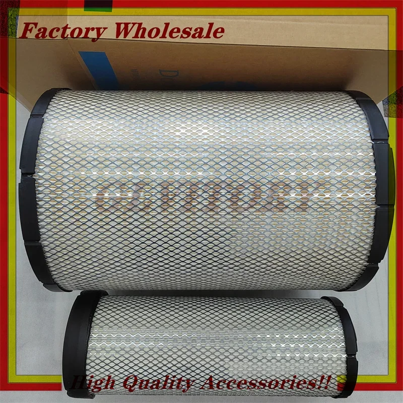 

Set Air Filters Air Cleaners X009730 FOR CAT324 KOMATSU P532503 P532504 P812362 P811312 6I2503 6I2504 T191321 AT323638 AF25129M