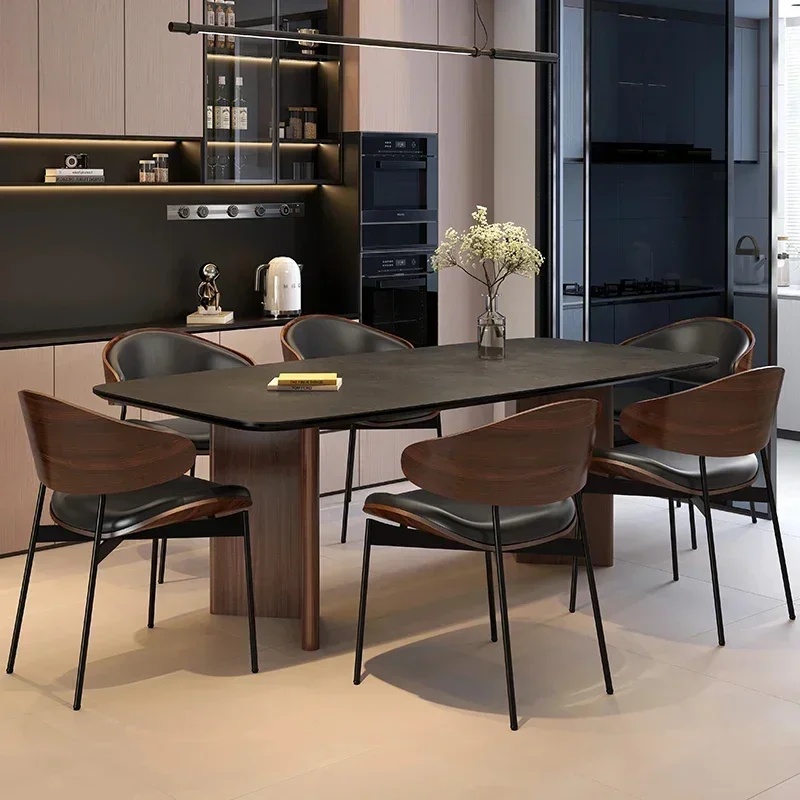 

Italian Wooden Dining Tables Square Nordic Large Brown Luxury Dining Tables Salon Modern Natural Mesas De Jantar Home Furniture