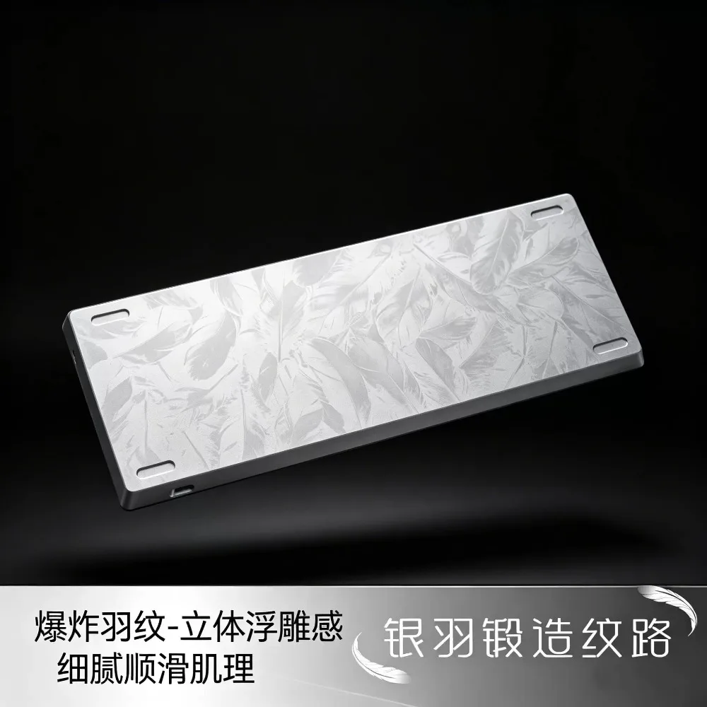 MiXingRen GH60 CNC Aluminum Alloy Keyboard Case Anodized 60% Layout Feather Design Custom Shell for WOOTING 60HE Accessories