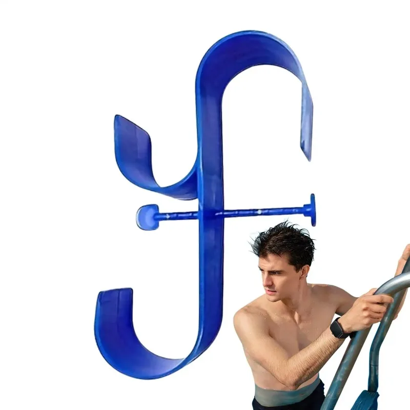 Adjustable Telescopic Pool Pole Hook Holder For Poolside Leaf Skimmer Net Storage Outdoor Pool Accessories