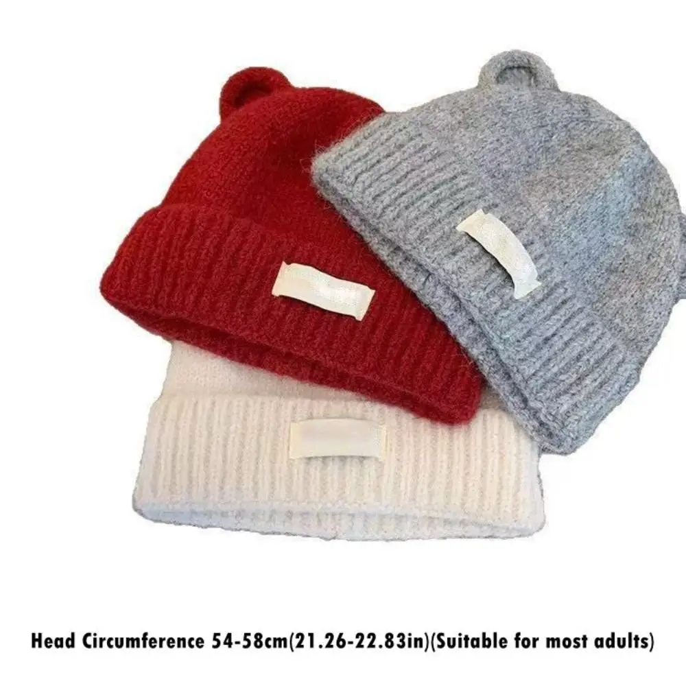 جديد الفراء محبوك غزل قبعة الأذن حماية يندبروف قبعة الدراجات مرونة الدافئة غطاء للأذنين قبعة الشتاء