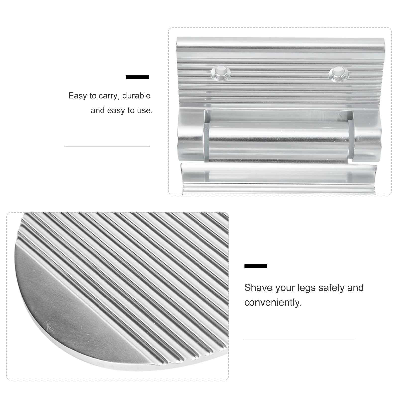 

1Set Stainless Steel Shower Foot Rest Non-Slip Pedal Bathroom Footrest Home Shower Supply Safe Foot Support for Pregnant Elderly