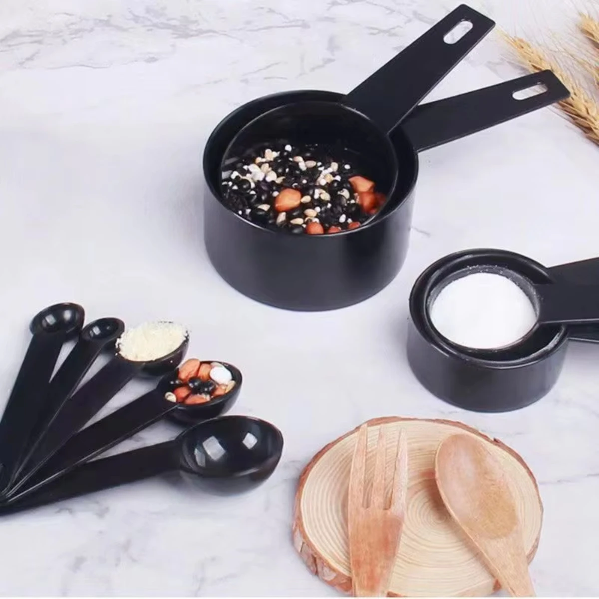 5/10pcs Kitchen Measuring Spoons Set Sugar Scoop Flour Baking Teaspoons Tools for Cake Making And Cooking Measuring Cups  2026