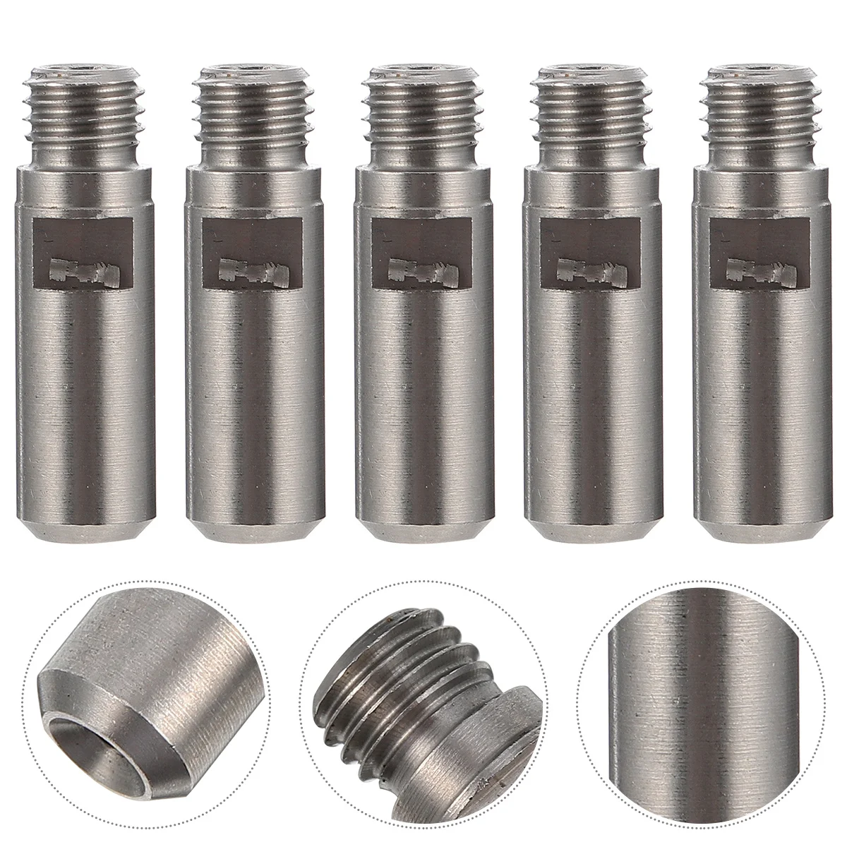 5 قطعة أجزاء طابعة ثلاثية الأبعاد Hotend الحلق الحراري كسر الحرارة الحلق الطارد فوهة استبدال للطابعة ثلاثية الأبعاد الطارد #5