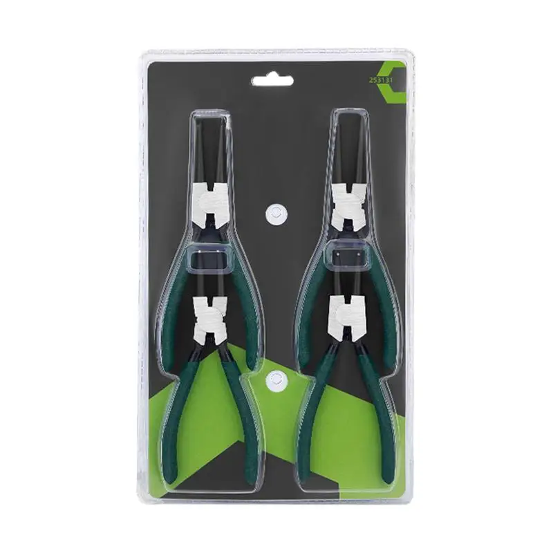 

Snap Ring Pliers Set 4 Pieces 7 Inch Snap Ring Pliers Set Retaining Removal Tool Steel Clamps Accessories With Straight Bent Jaw