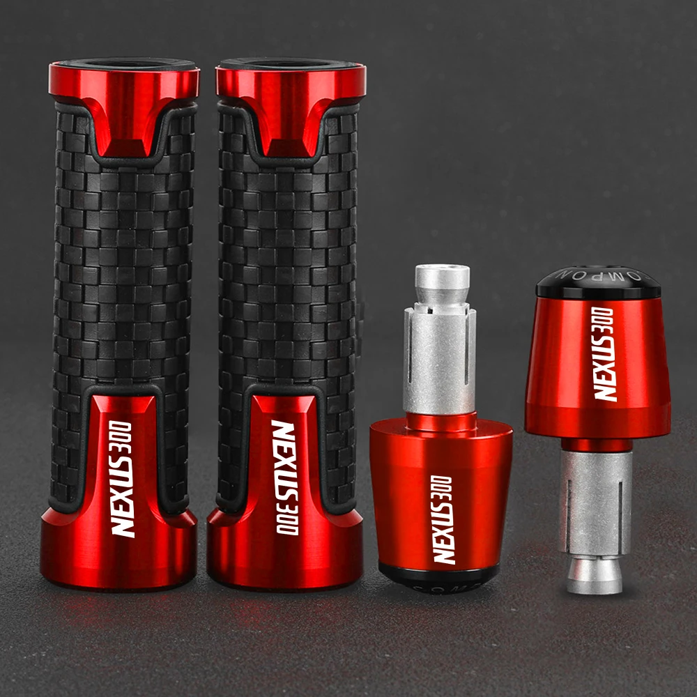 

FOR GILERA Nexus 300 NEXUS300 2008 2009 2010 2011 2012 Motorcycle Accessories 7/8" 22MM Handlebar Grips Handle Bar Cap End Plugs