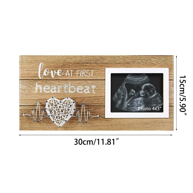 กรอบรูปเด็กสแกนประกาศการตั้งครรภ์ Sonogram กรอบรูปของขวัญอาบน้ำ