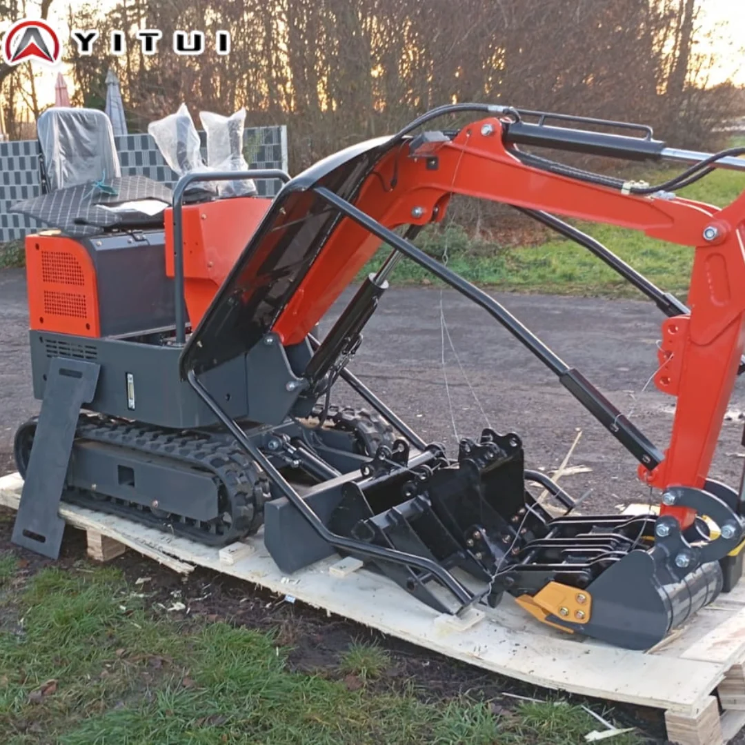 حفارة صغيرة مخصصة مع محرك كوبوتا - حفار صغير عالي الكفاءة 1.2 طن يورو 5/CE/EPA لمشاريع البناء #1