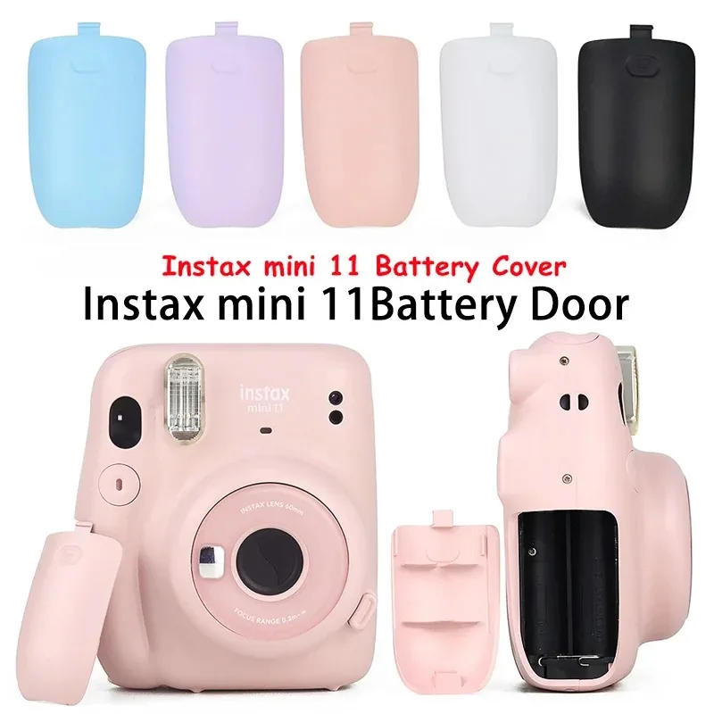 For Fujifilm Instax Mini11 Battery Cap Door Case Mini11 Battery Cover Film Camera Blue Pink  White Grey Purple Cover Replacement