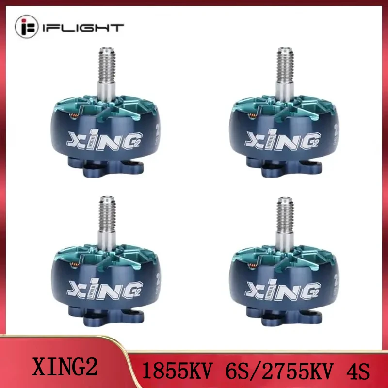 

IFlight XING2 2207 2755KV / 1855KV 4S-6S FPV Brushless Motor Unibell compatible Nazgul 5140 propeller for FPV Racing Drone part