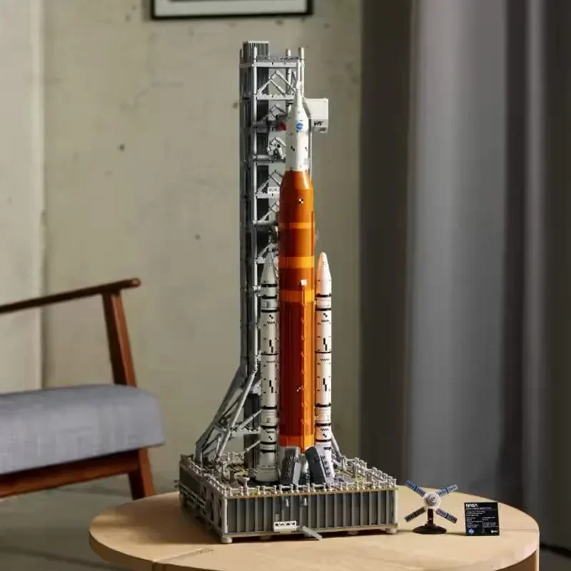 In magazzino 2024 nuovo sistema di lancio spaziale Artemis Rocket Building Blocks compatibile 10341 mattoni aerospaziali bambini adulti giocattoli