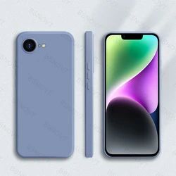 Original Liquid Silicone Phone Case For iPhone 16e Case iPhone 7 8 SE3 SE 2022 SE 2020 SE 2016 Back Cover For iPhone 16e Case
