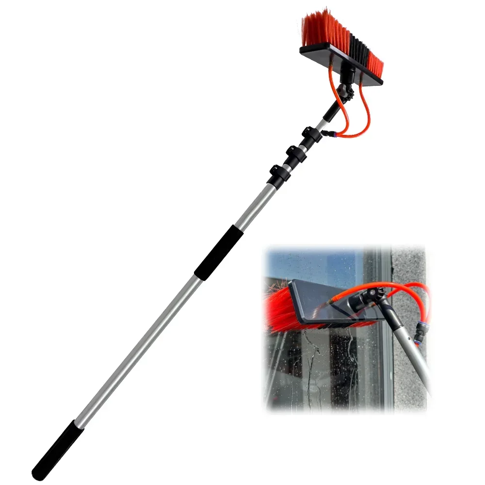 

Aluminium Pipe Telescopic Water Fed Pole For Window Cleaning Set Glass Cleaning Equipment