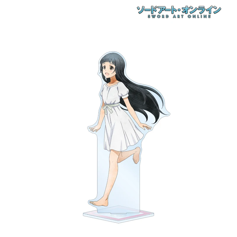 Sword Art Online Acrylic Stand Keychain, Kirito Asuna Alice Eugeo Figure, Walking Ver. Anime Desktop Decor, SAO 2026 Collection