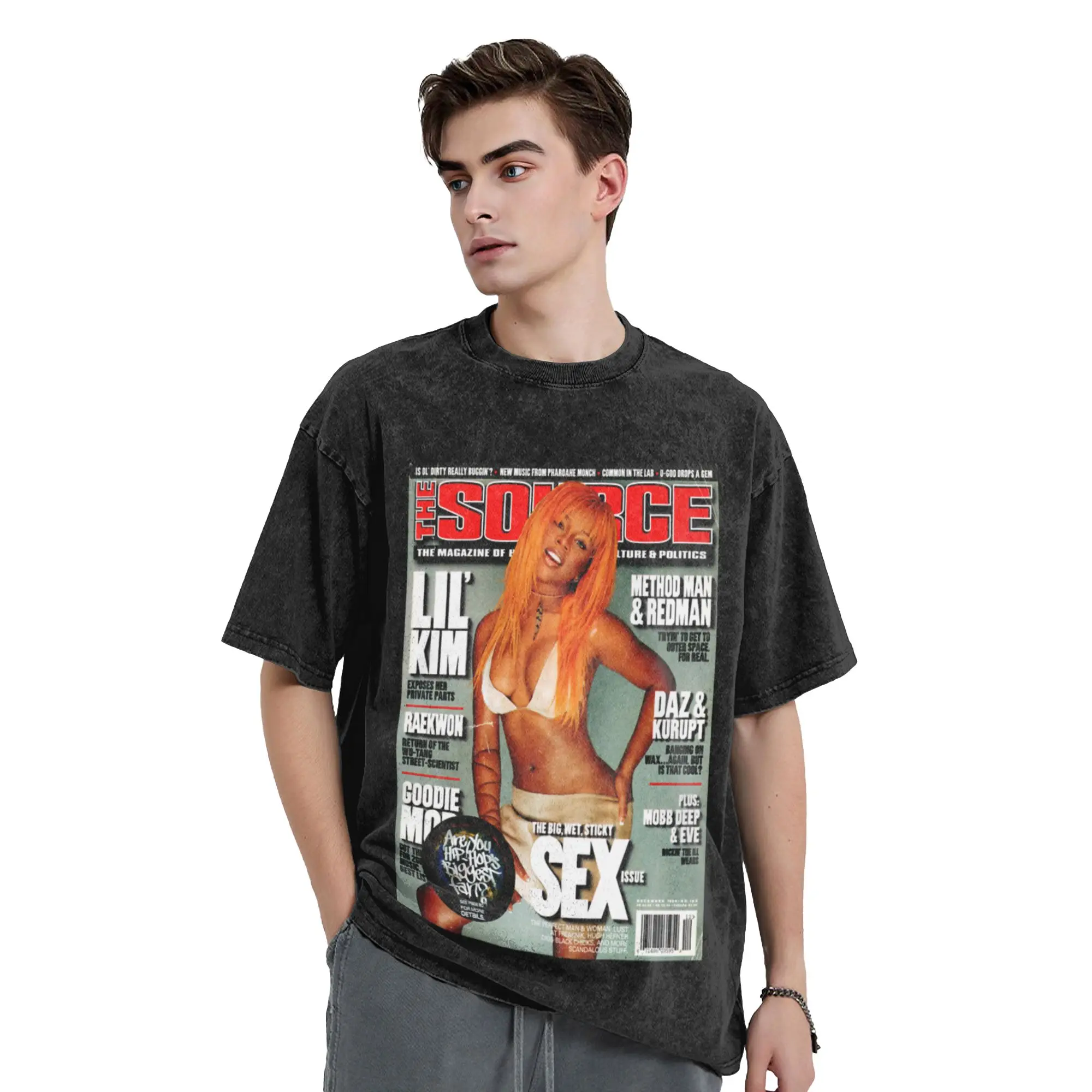Lil Kim Cover Classic Cool A Vintage Oversized Cotton Unisex T-Shirts