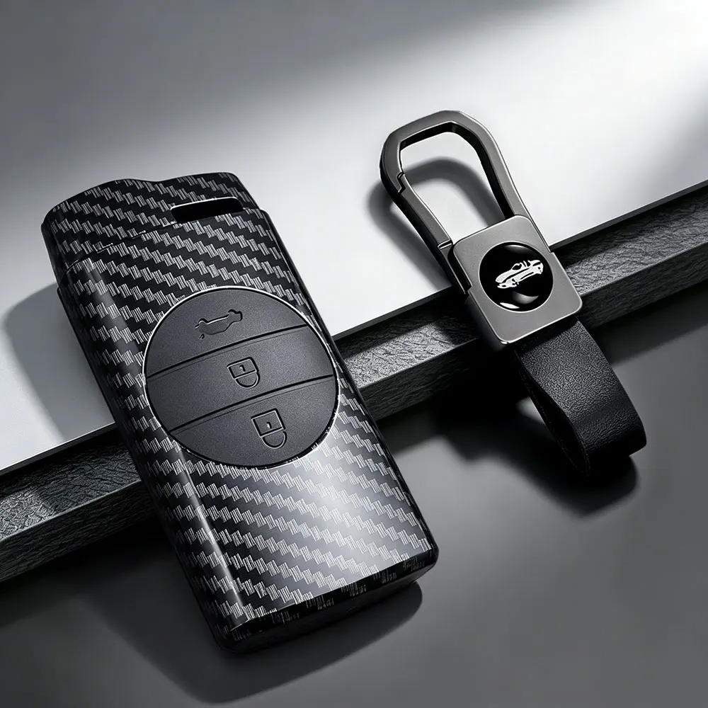 Auto ABS Car Key Case Cover For Chery Tiggo 7 Pro 8 Pro Exeed Tiggo 2 3x Arrizo 5Pro Gx 5x EQ7 Tiggo Keychain Key Ring Holder ﻿