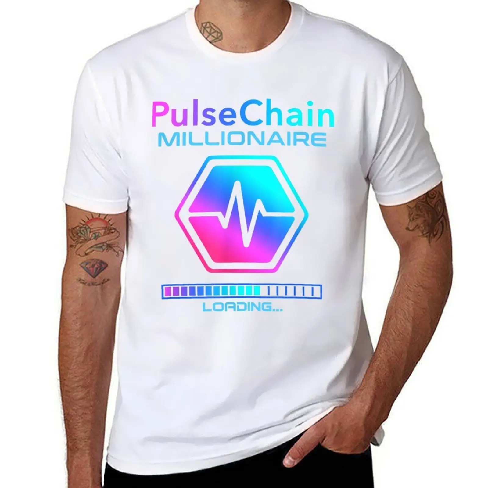 

PulseChain - PulseChain Crypto HEX Cryptocurrency PLS Sacrifice It All T-Shirt man tshirt T-Shirt