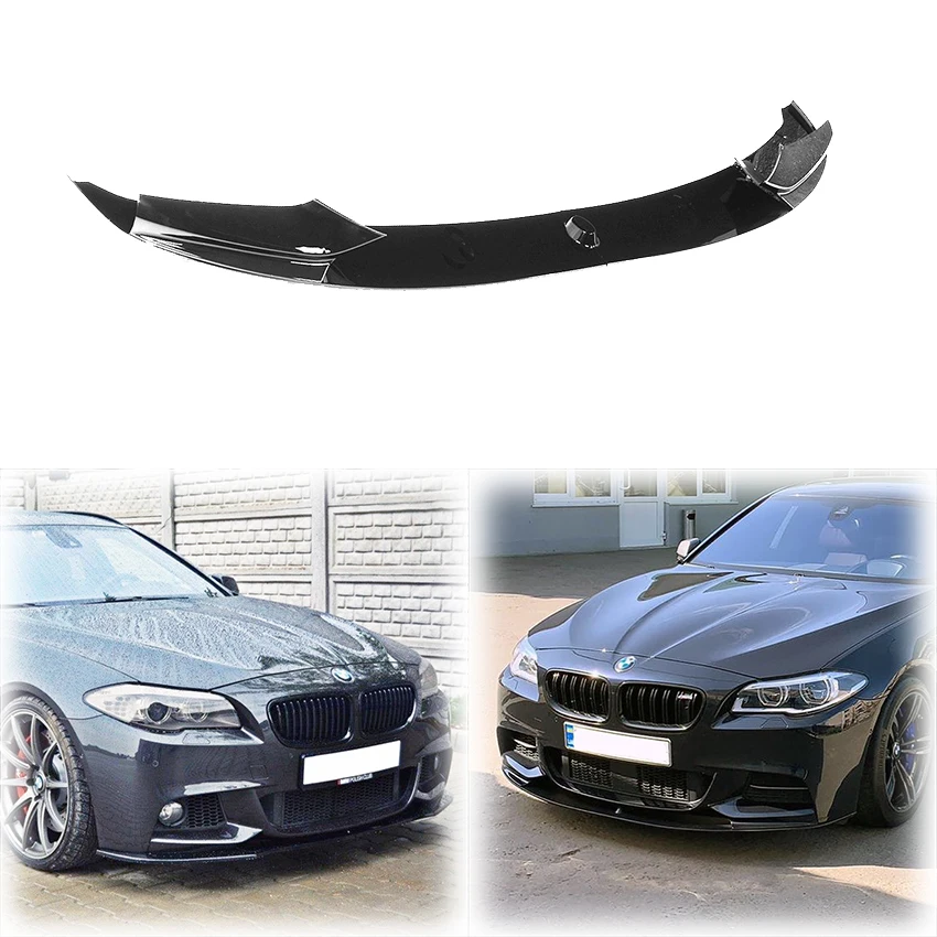 

2x 2011-2016 For BMW F10 5 Series 535i 528i M Sport Car Front Bumper Lip Diffuser Splitters Spoiler Body Kit Aprons Trim By ABS