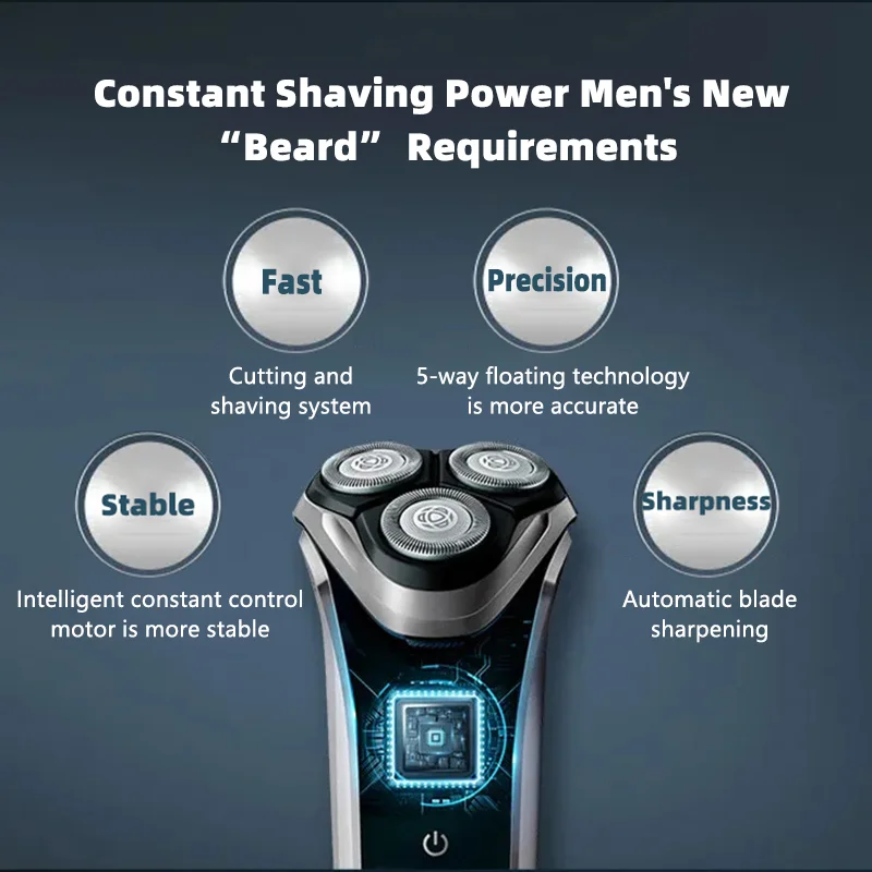 Philips Electric Shaver S3108 Constant Shaving Power Trimmer Full Body Wash 5D Floating Head Intelligent Sensor Men Beard Razor