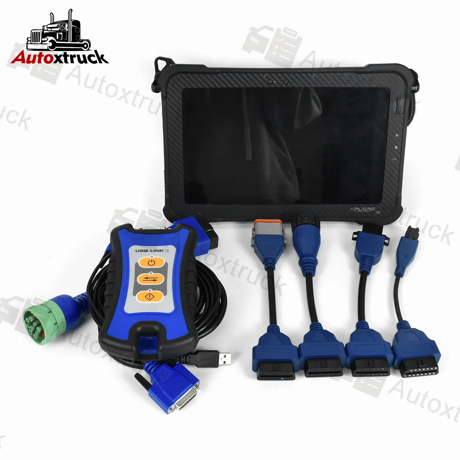 XPlore tablet For USB-Link 3 CAN FD OBD2 USB Link OBD Diagnostic cable Heavy Duty Diesel Engine