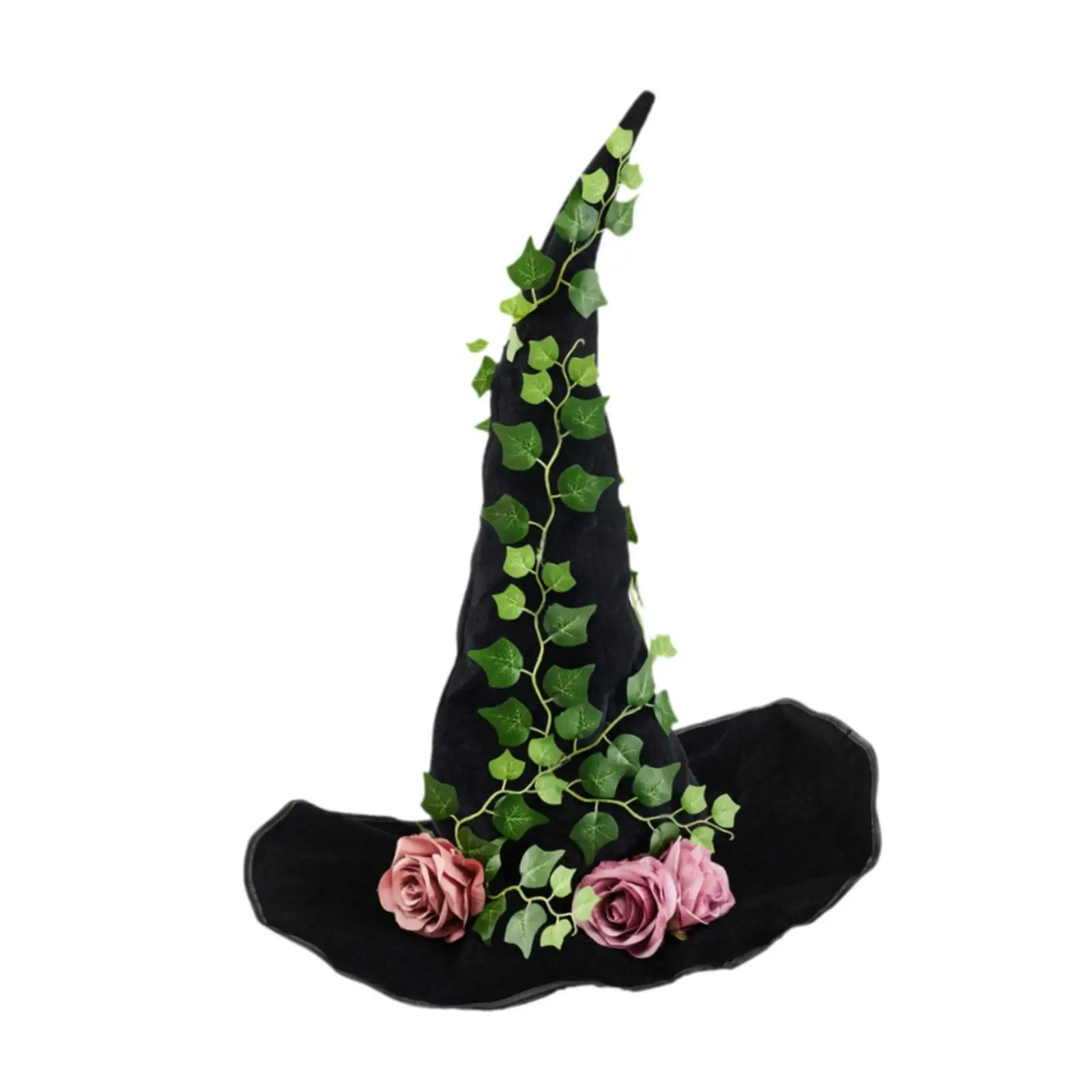 Witch Hat Wizard Hat Photo Props Fancy Dress Women Men Party Props Headgear Wide Brim Pointed Hat Halloween Cosplay Costumes