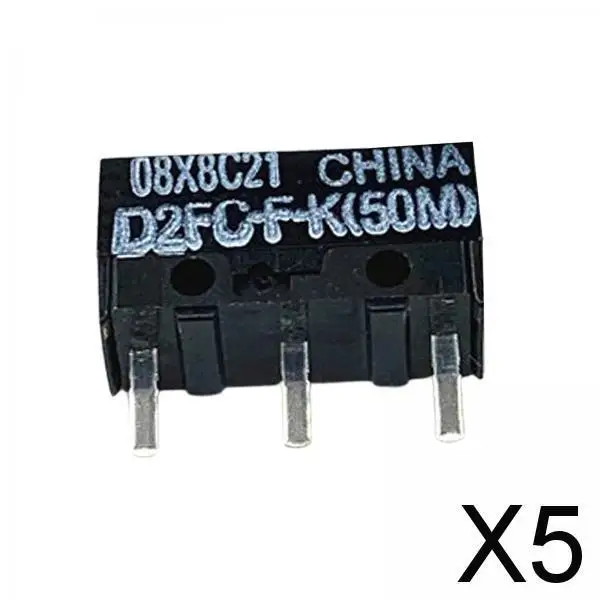 5X Micro Switch for Mouse D2FC-F-7N(10M)(OF) D2FC-FK(50M) D2FC-F-K(50M)