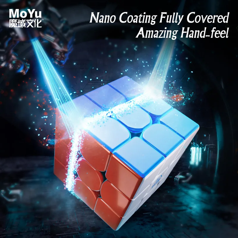 MOYU-Weilong WRM V9 Cubo Mágico, Núcleo de Bola, UV, 3x3x3, Profissional, Magnético, Velocidade de Enigma, Brinquedos Educativos