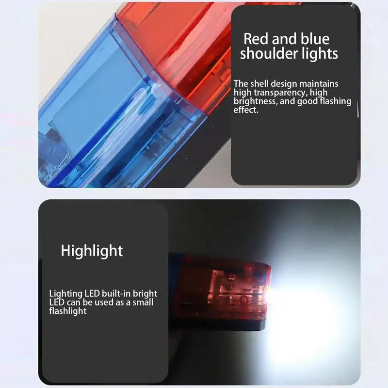 Shoulder Light Shoulder Flashlight IP65 Waterproof Warning Light USB Charging LED Light Shoulder Runner Lights For Running