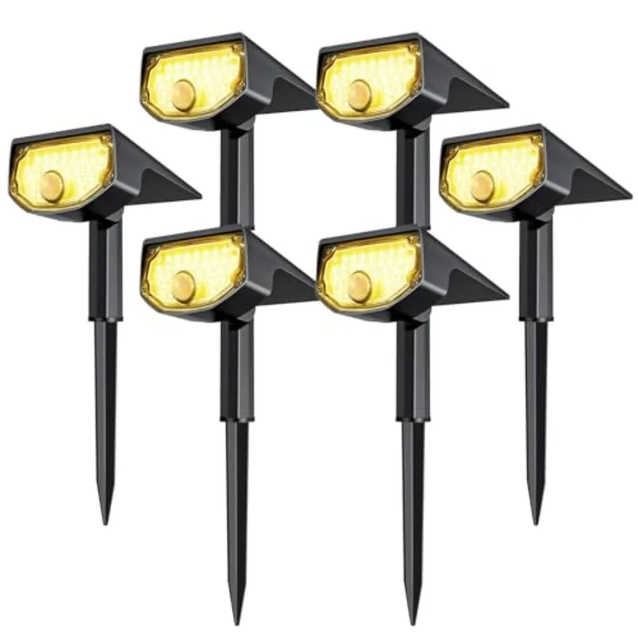 

Солнечные уличные светильники с датчиком движения, водонепроницаемые прожекторы с датчиком движения - 30 светодиодов/3 режима, солнечные прожекторы для ландшафтного освещения